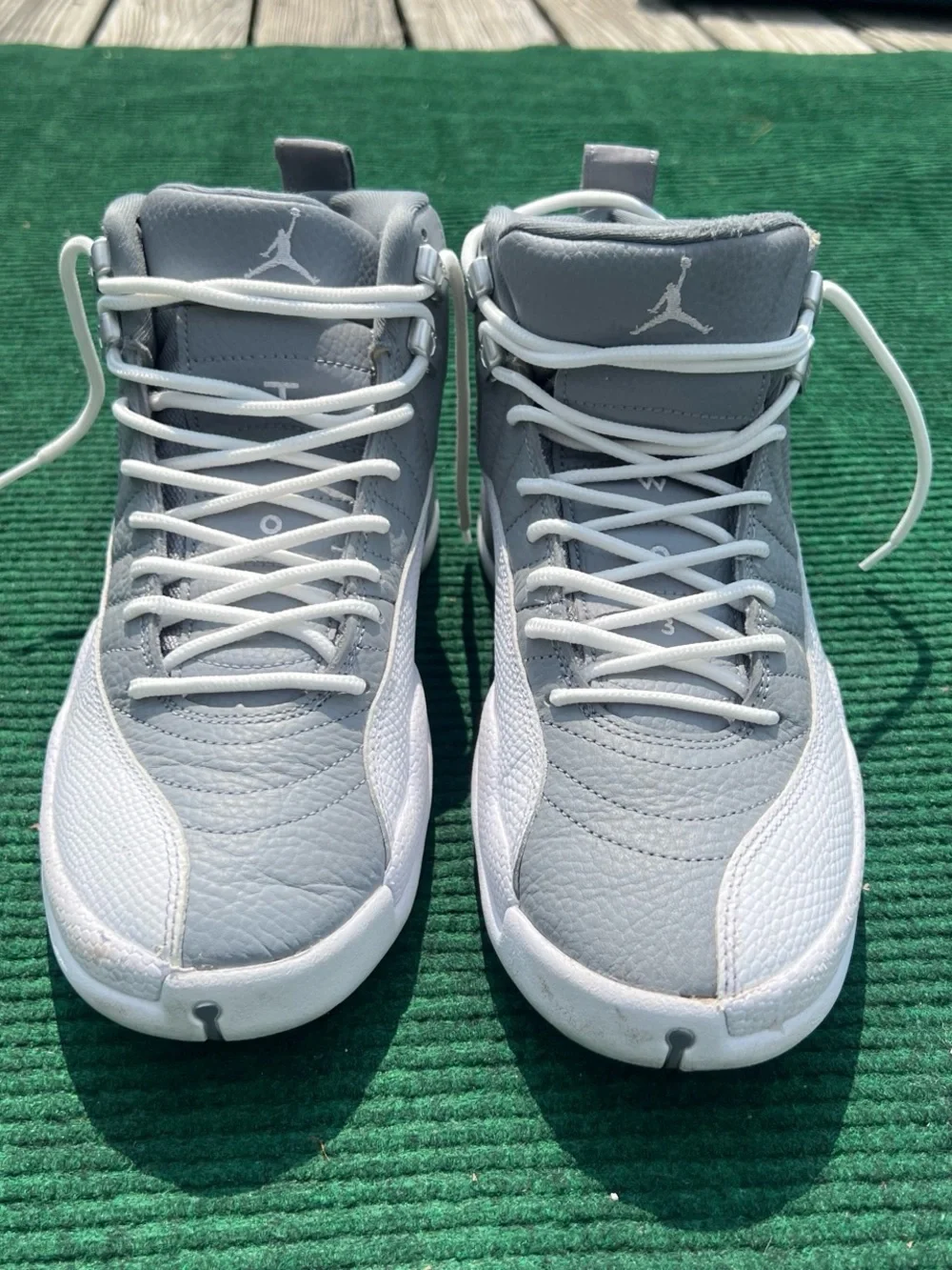 Air Jordan 12 Retro 'Stealth' 2022 Men’s Size 9 MISSING RIGHT INSOLE